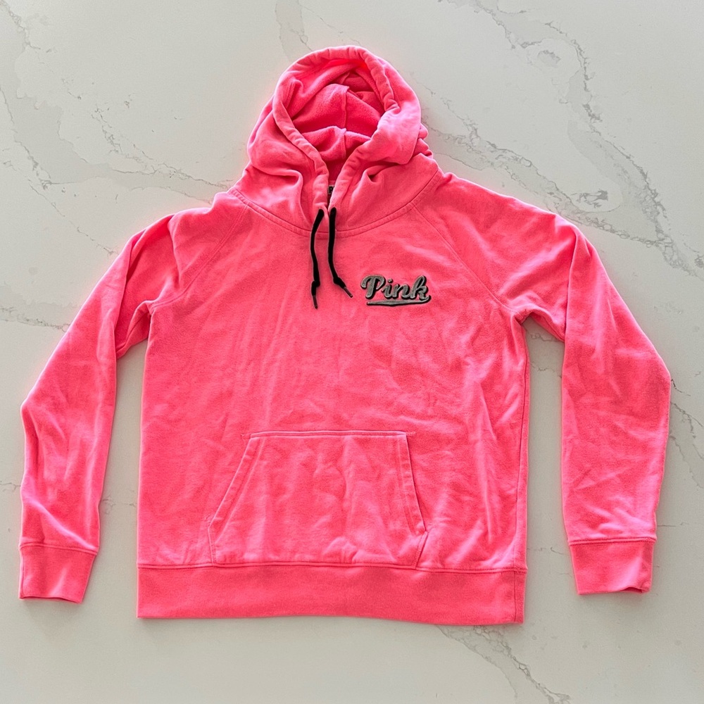 PINK Victoria’s Secret Neon Pink Hoodie